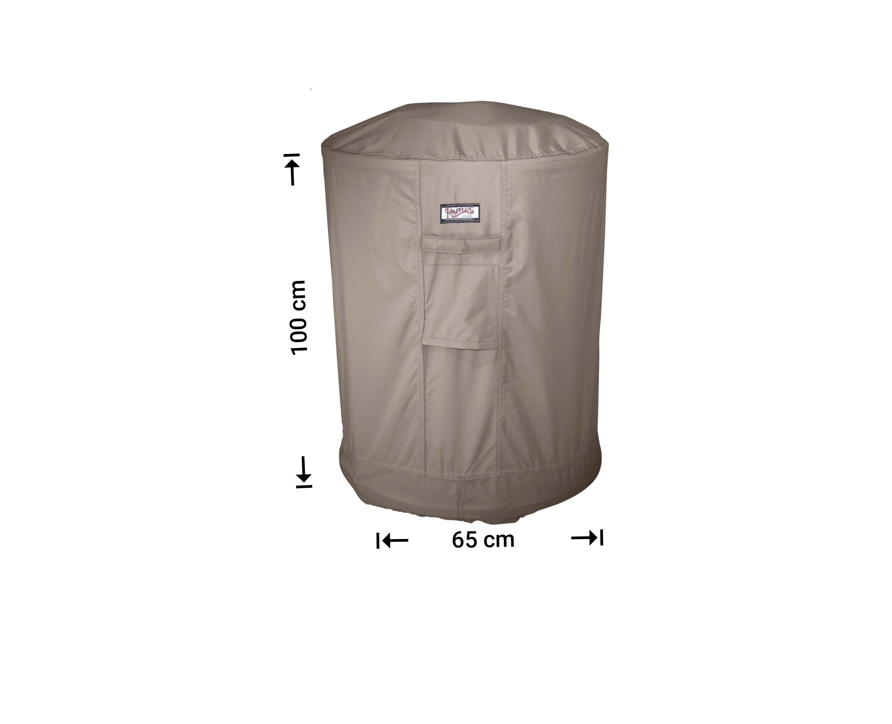 BBQ-hoes extra lang rond Ø: 65 cm H: 100 cm BBQ-hoes extra lang rond Ø: 65 cm H: 100 cm