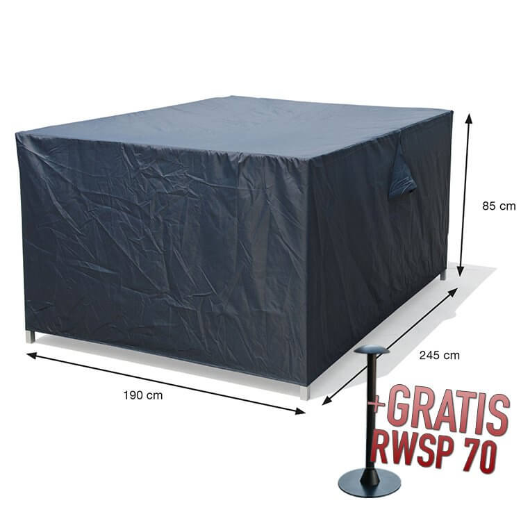 Hoes tuinset 245 x 190 H: 85 cm