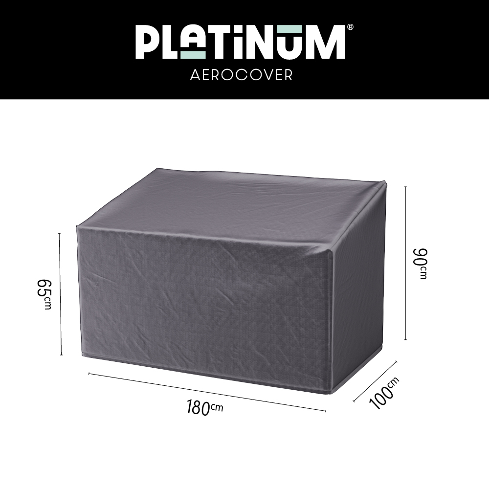 Loungebank afdekhoes 180 x 100 H: 65/90 cm Loungebank afdekhoes 180 x 100 H: 65/90 cm