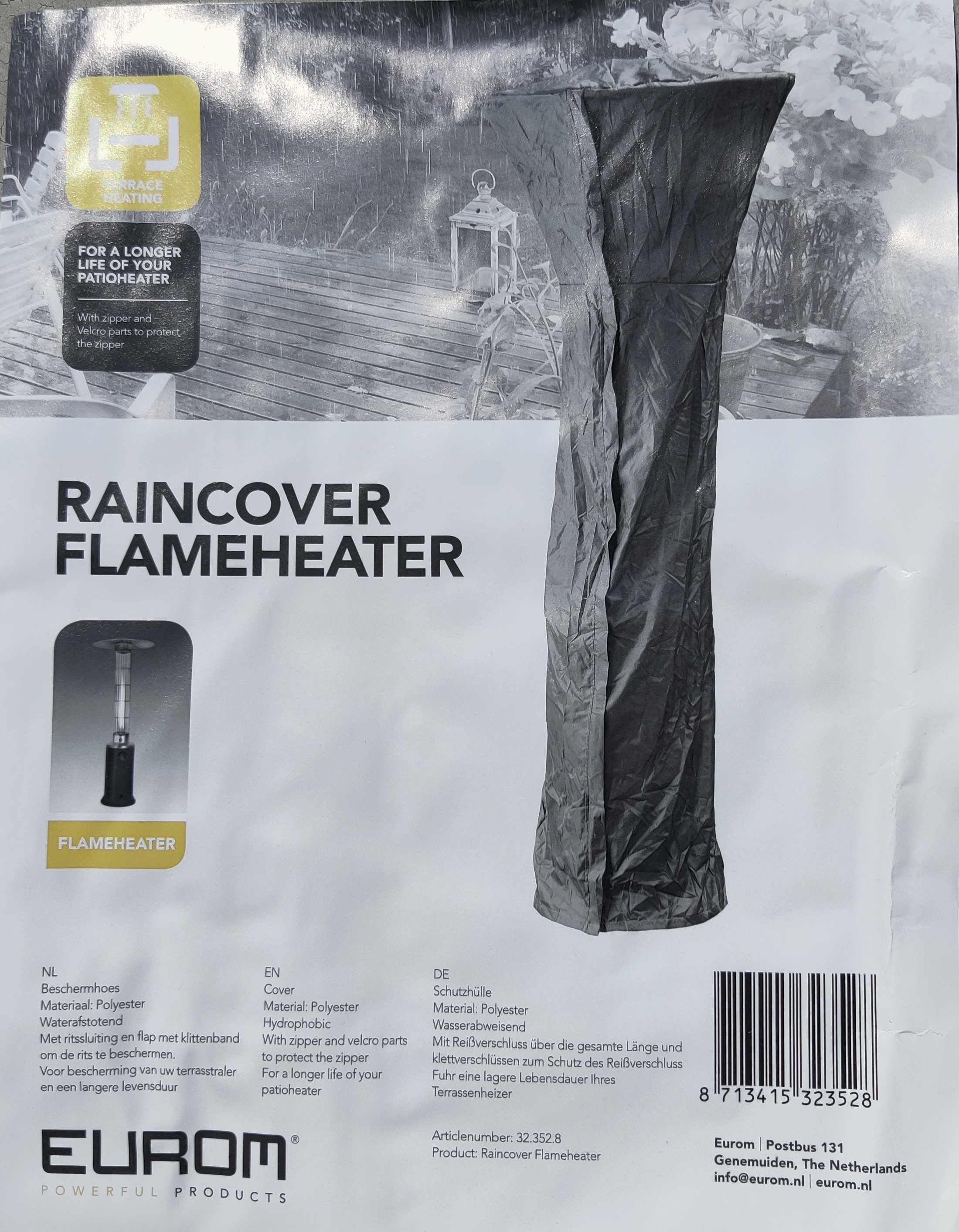 IMG_20230707_145952__01 Beschermhoes voor Eurom, Flameheater H: 212 cm & Ø: 80 cm
