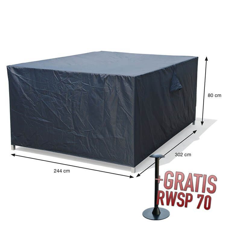 Garden Impressions loungeset cover 302 x 244 H: 80 cm