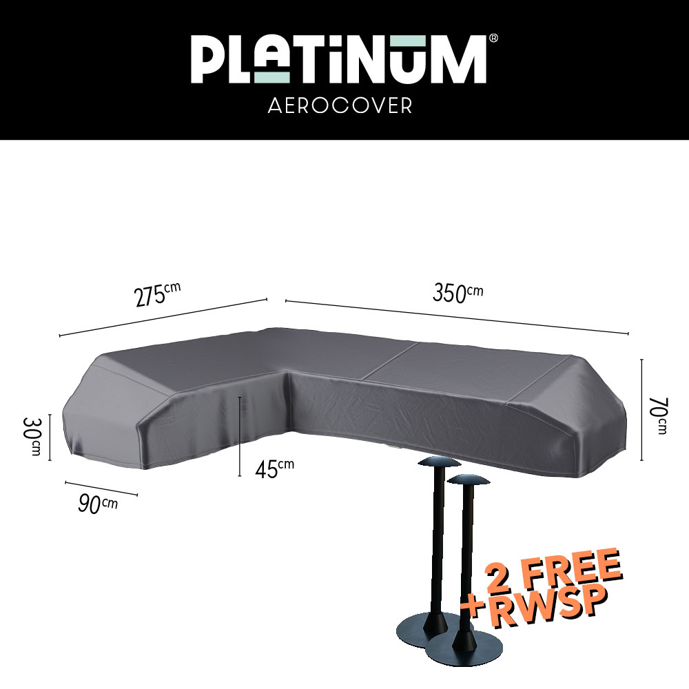 Platformbank hoes 350 x 275 x 90 H: 30/45/70 cm Platformbank hoes 350 x 275 x 90 H: 30/45/70 cm