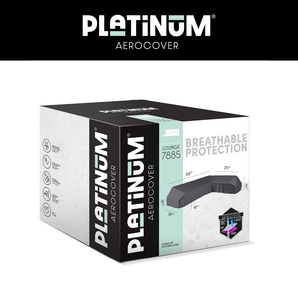 Hoes platformsofa 350 x 275 x 90 H: 30/45/70 cm Hoes platformsofa 350 x 275 x 90 H: 30/45/70 cm