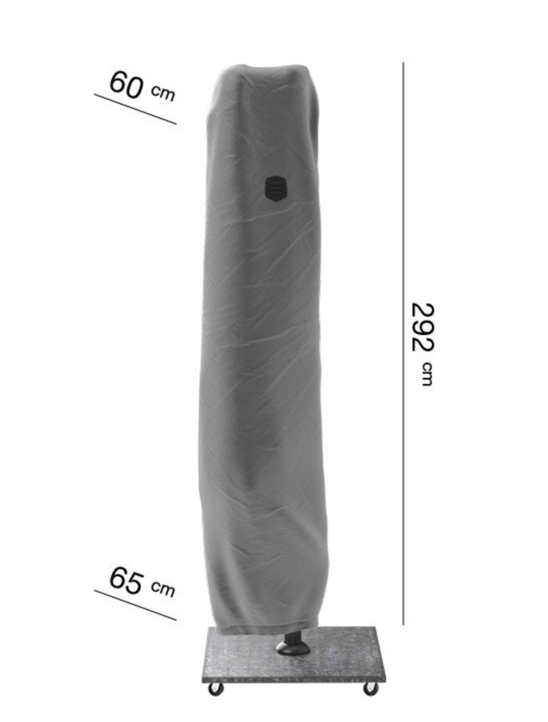 Hoes voor zweefparasol H: 292 cm