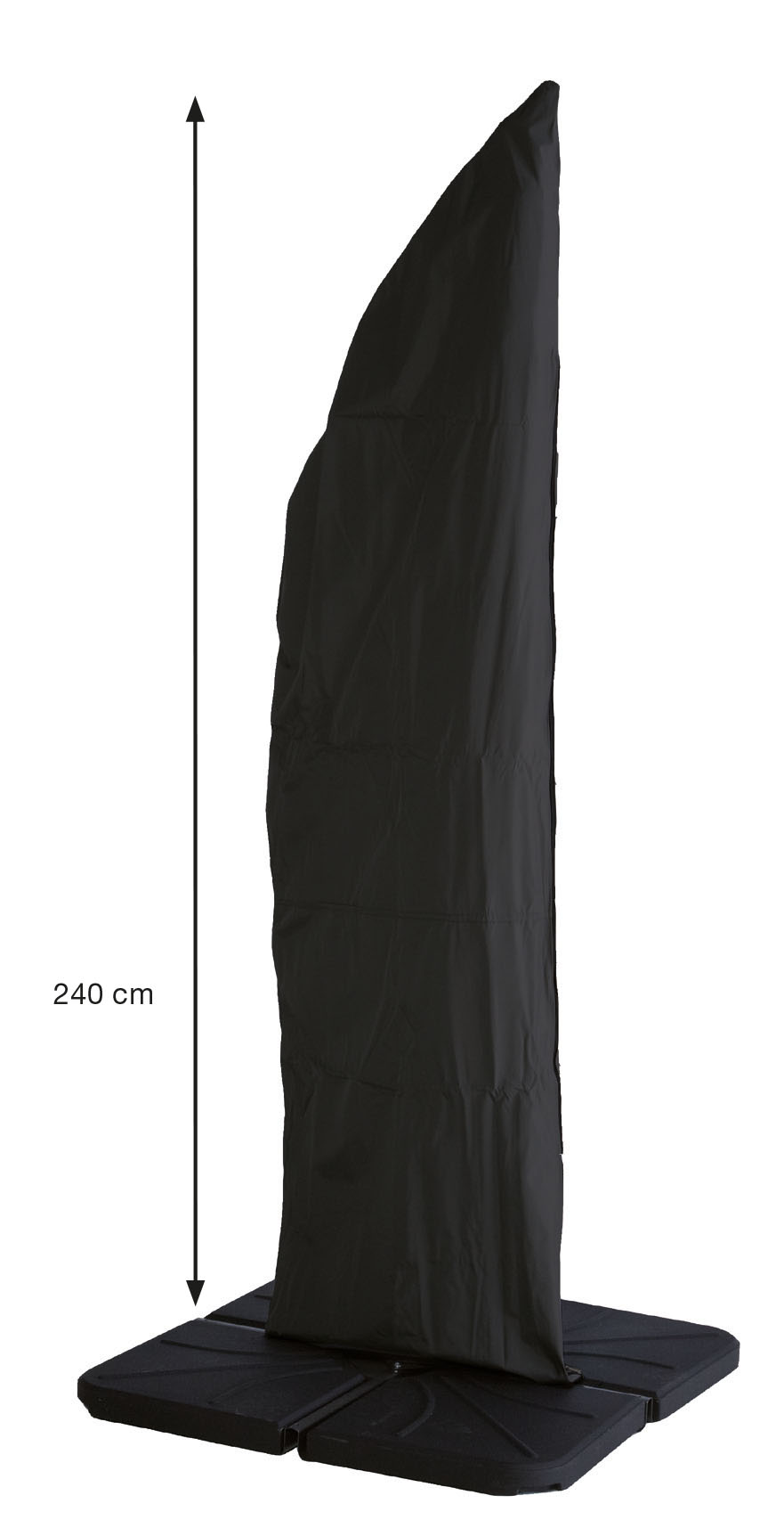 GI_Doos_Hoes_70870_Maten Hoes voor zweefparasol H: 240 cm