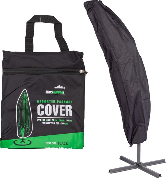 Hoes zweefparasol 220 cm, gebogen model