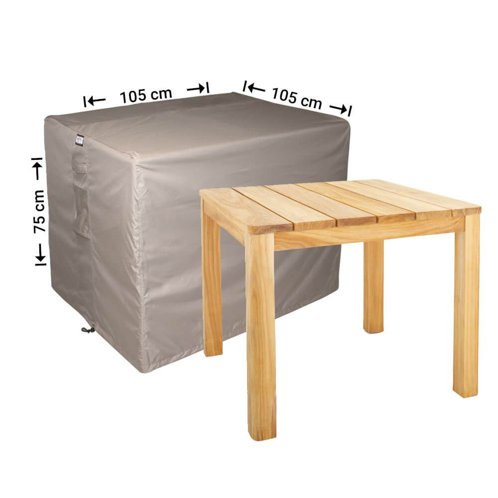 rt105-completeY8TVRRnVQVUds Hoes voor vierkante tuintafel 105 x 105 H: 75 cm