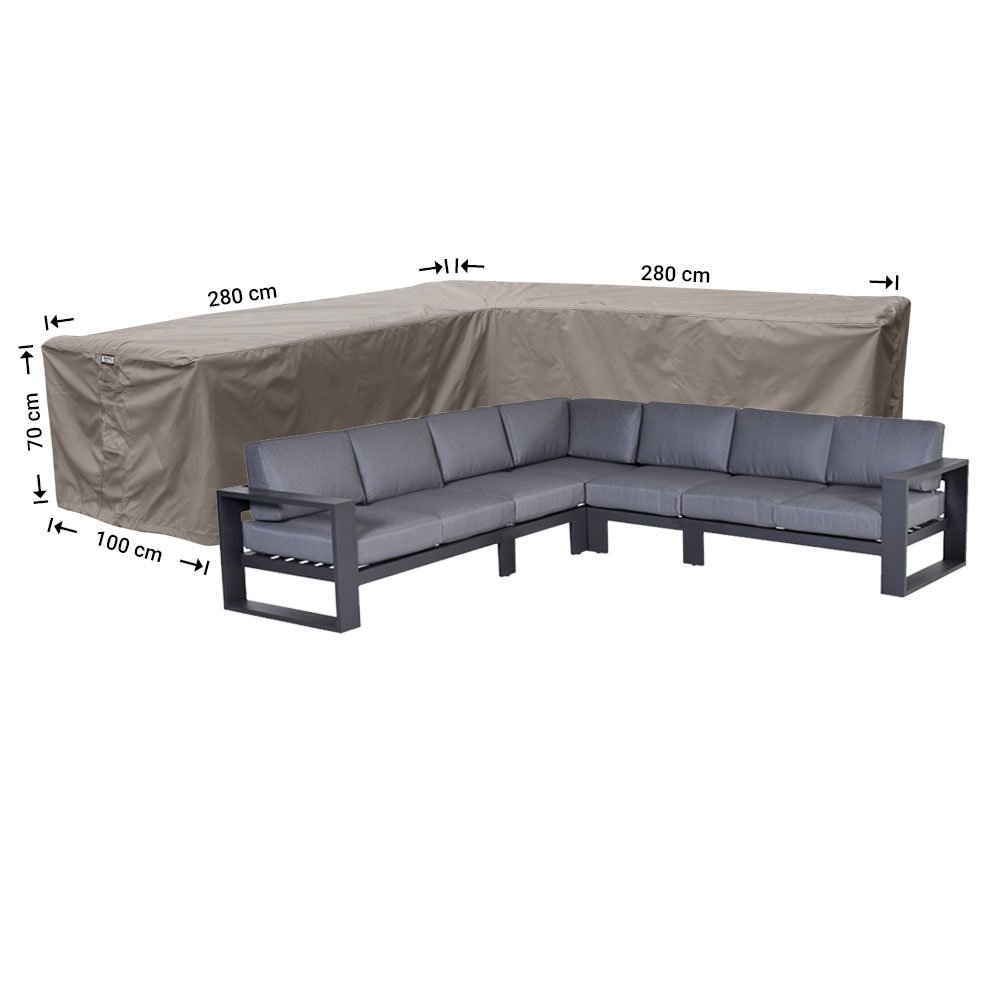 rhs280-complete Hoekbank hoes 280 x 280 x 100 H: 70 cm