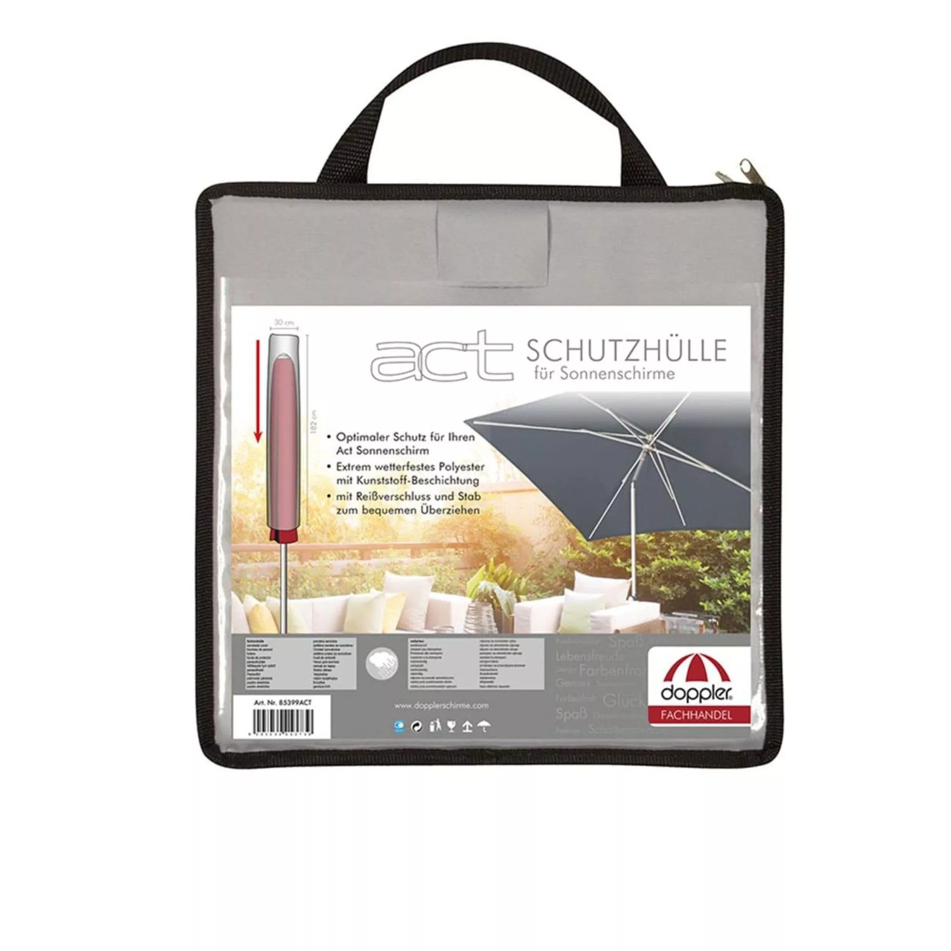 Beschermhoes parasol H: 182 cm