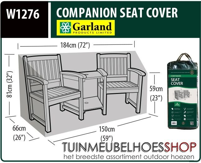 w1276-hoes-voor-tete-a-tete-bank-love-seat-tafel-t Beschermhoes Tete-a-tete bank 184 x 60 H: 81 cm