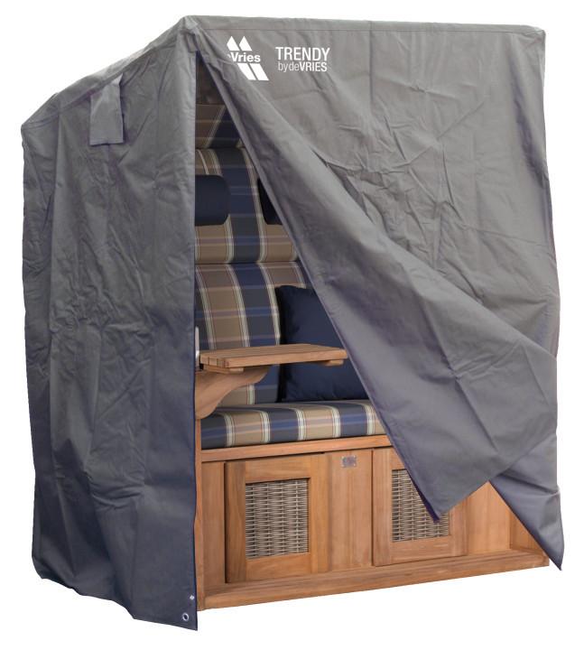 Strandkorfhoes 128 x 95 H: 165 / 140 cm deVries Classic L Strandkorfhoes 128 x 95 H: 165 / 140 cm deVries Classic L